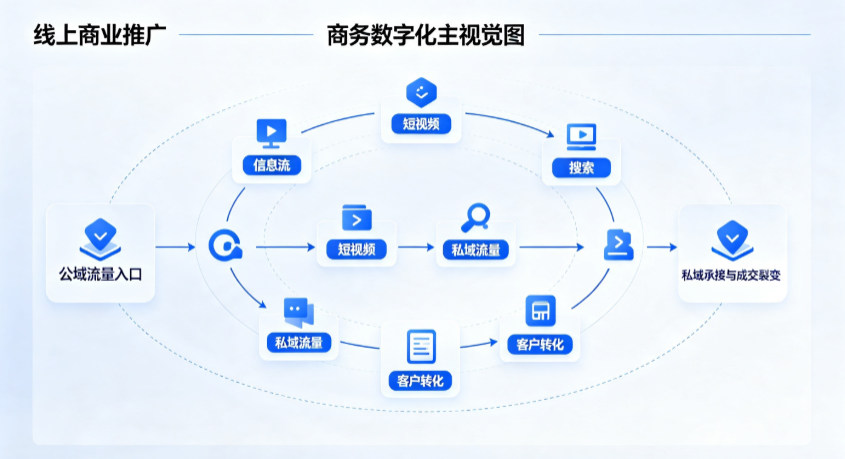 安次区线上商业推广怎么做？全域流量闭环搭建与低成本转化实战指南